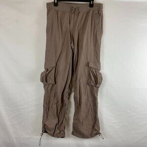Lululemon Dance Studio Relaxed-Fit Mid-Rise Cargo Pant L Warm Ash Gray Tan